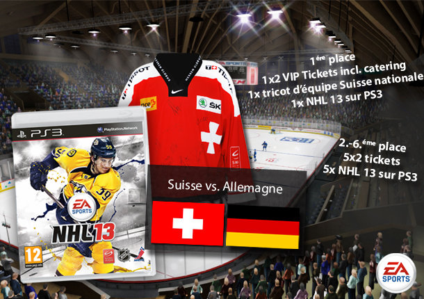 Concours NHL 13 – Swiss Ice Hockey