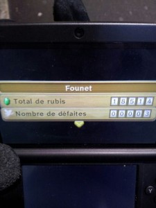 A link between worlds écran de score