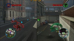 Lego Marvel Super Heroes Split screen