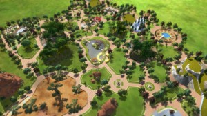 Zoo Tycoon XBO vue du parc