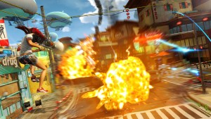 Sunset Overdrive XbO faire péter des trucs