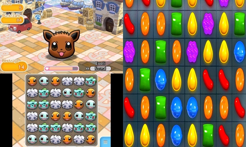 Pokemon shuffle 3ds Shuffle candy