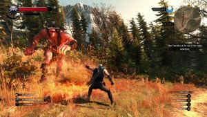 Geralt fout le feu!