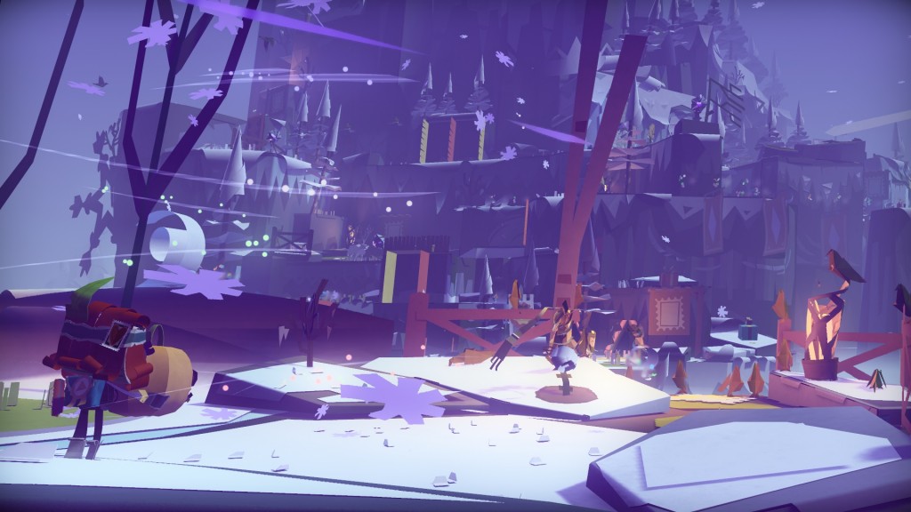 Tearaway unfolded PS4 environnements