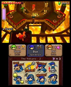 Tri Force Heroes 3DS gameplay