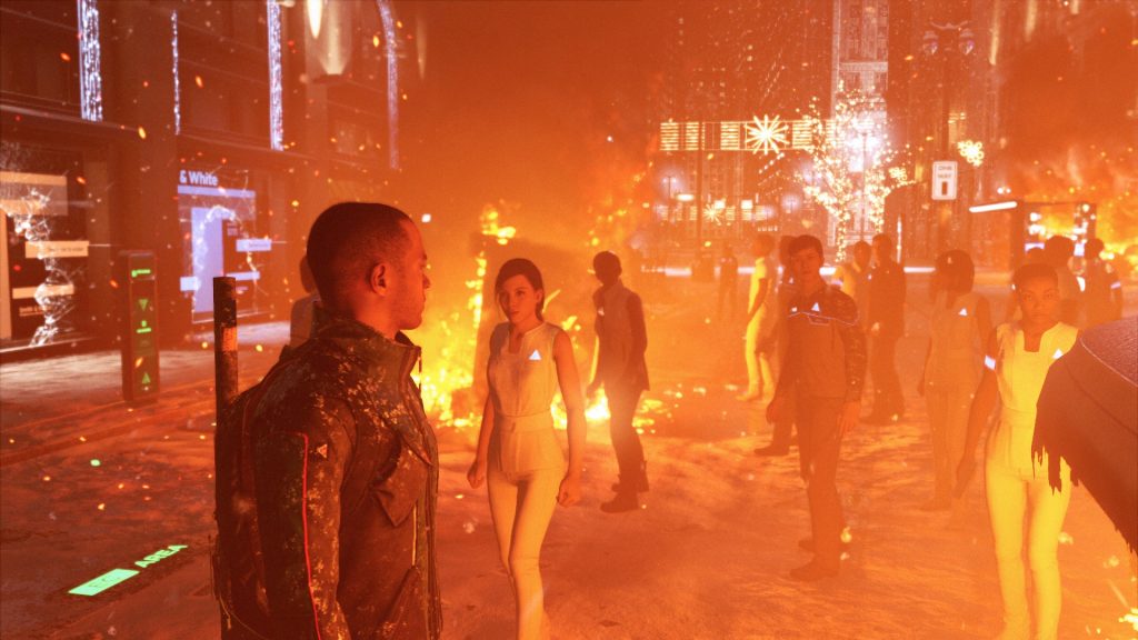 Detroit become human Gamescom 2017 Sony émeute 2