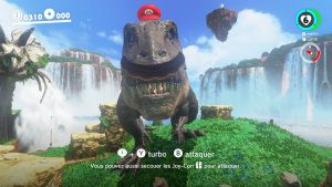 Mario Odyssey Switch t rex moustache