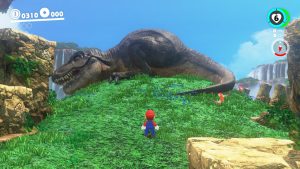 Mario Odyssey Switch trex