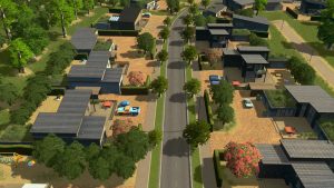 Un petit quartier bobo propre et vert. 