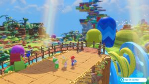 Mario lapins crétins switch décors