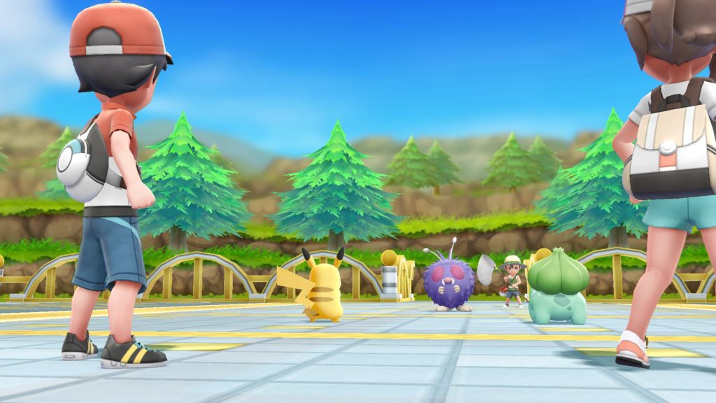 Pokémon let's go Pikachu affrontements 2 joueurs Switch