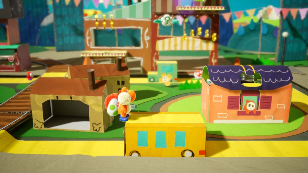 Yoshi's Crafted World village