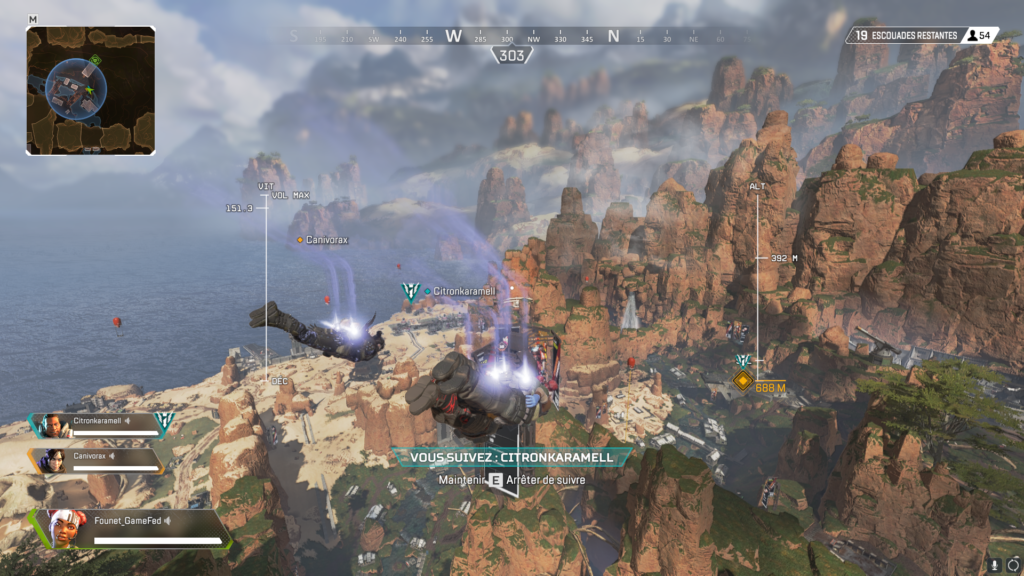 Apex Legends Chute libre