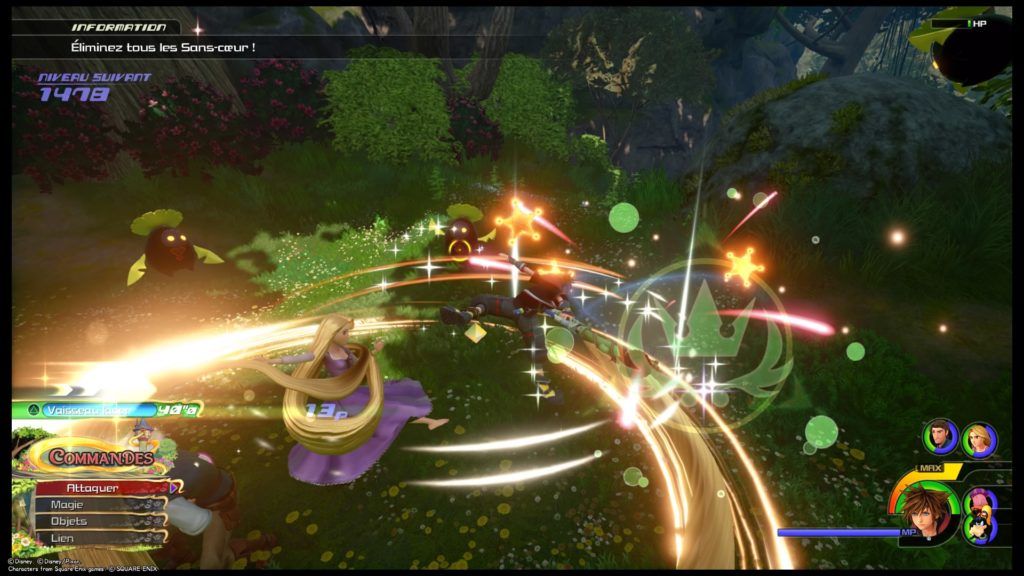 Kingdom Hearts 3 PS4 couleurs