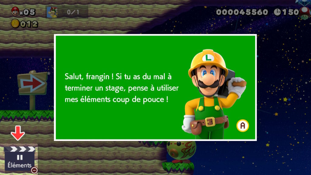 Super Mario Maker 2 Luigi