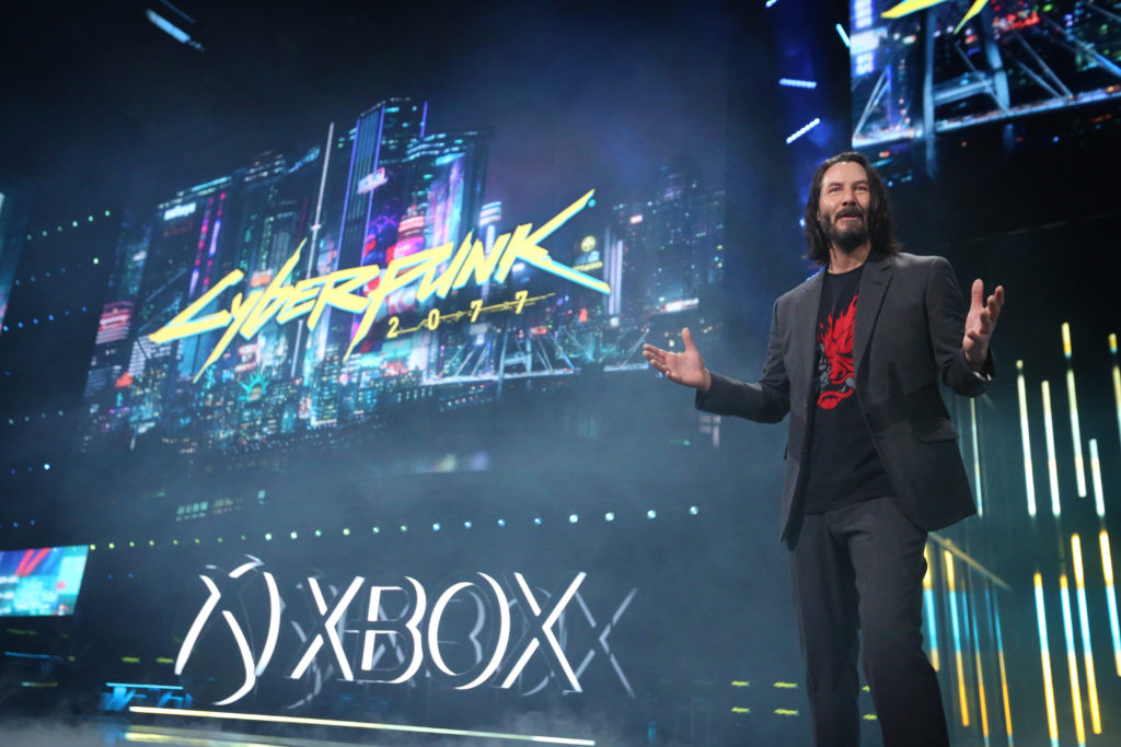 Keanu Reeves e3 microsoft