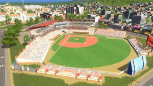Comment veux tu réussir tes études sans un énorme stade de baseball...