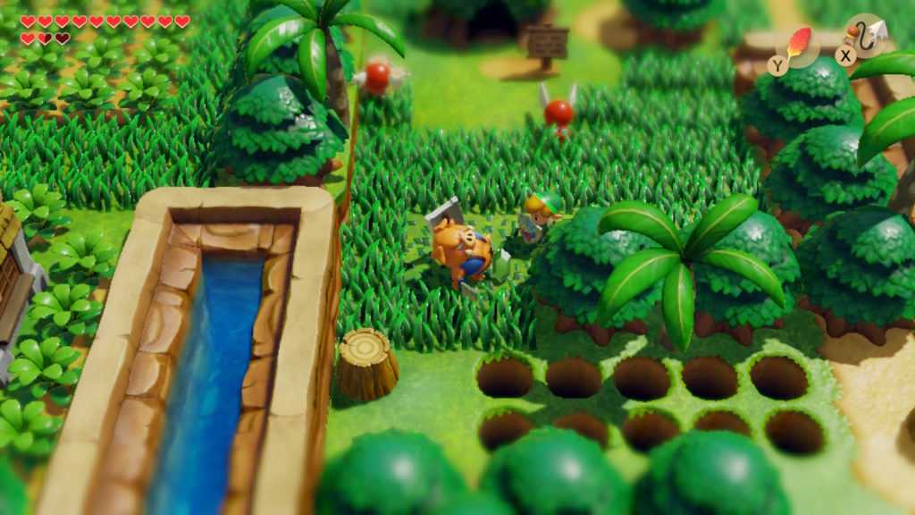 Link's Awakening switch vert