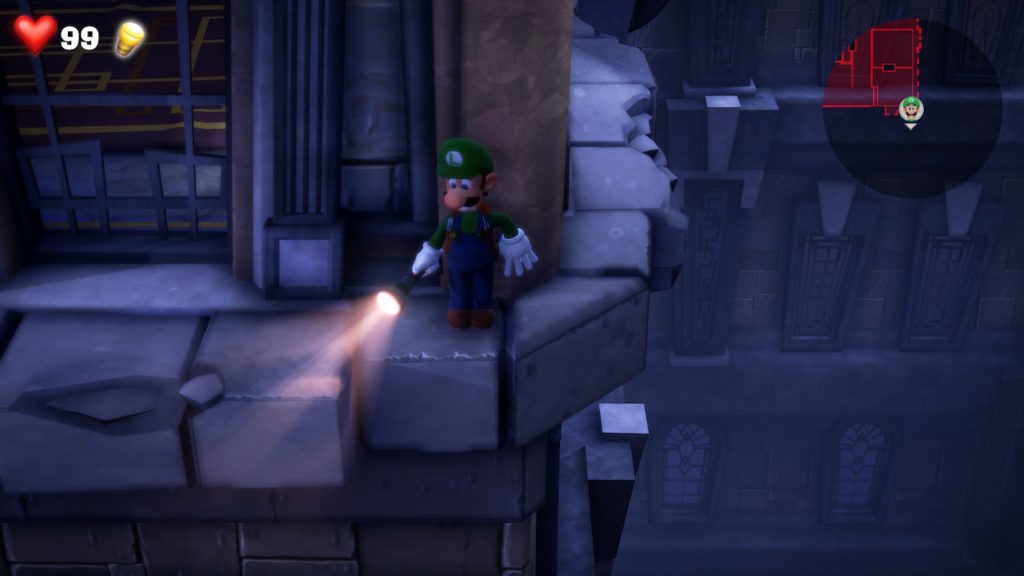 Luigi's Mansion 3 corniche