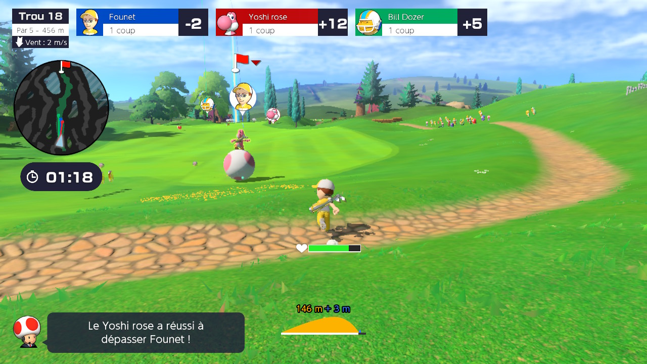 Mario Golf Super Rush Switch sprint