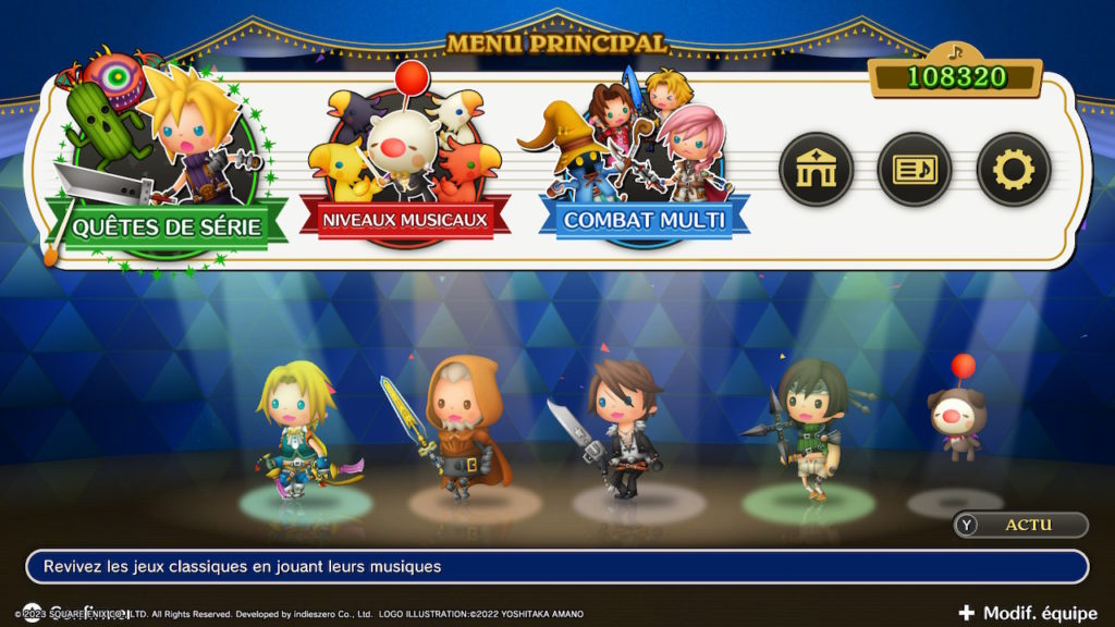 Theatrhythm Final Bar Line menu