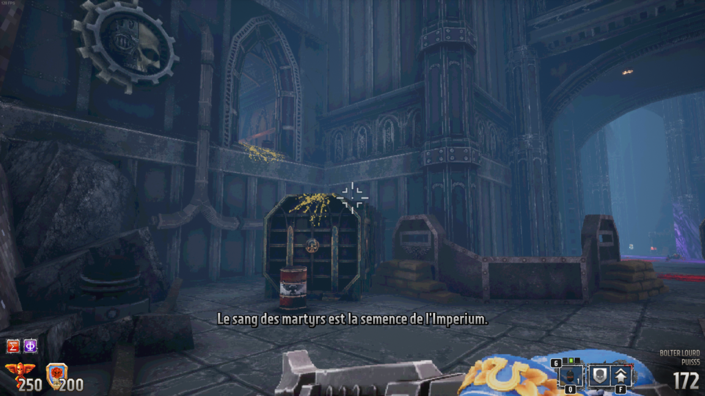 Warhammer 40'000: Boltgun peinture jaune