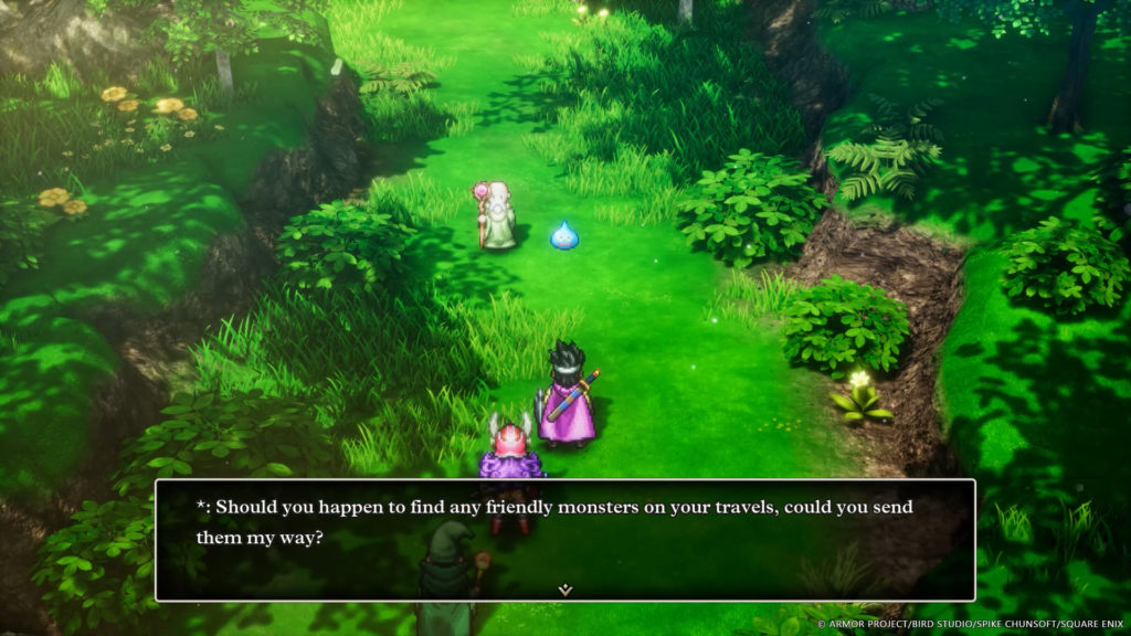 Dragon Quest III HD2D Remake gamescom 2024 forêt
