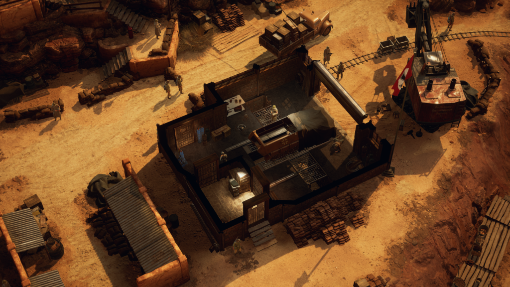 Commandos Origins Gamescom 2024 intérieurs