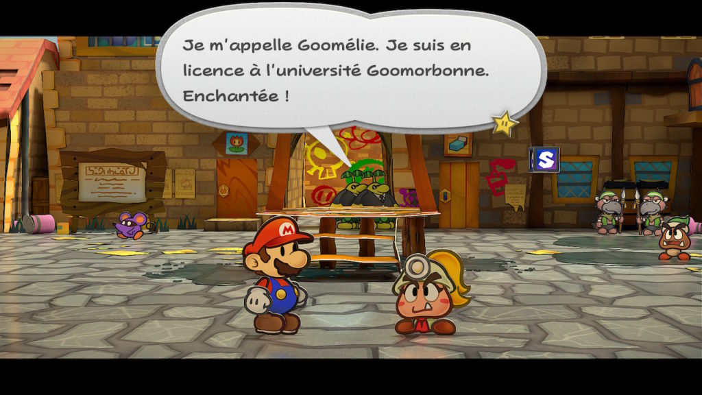 Paper Mario Porte millénaire Goomélie