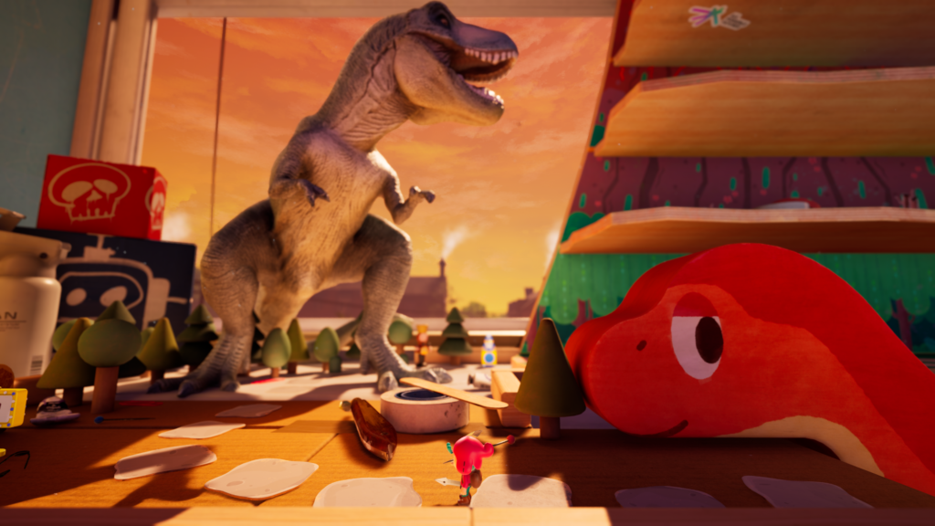 The Plucky Squire dino