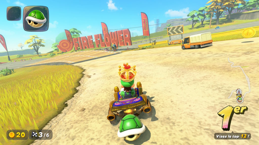 Mario Kart World Switch 2 carapace verte