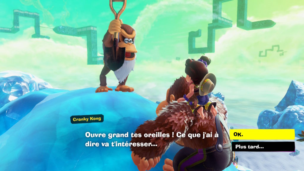 Donkey Kong Bananza Cranky Kong