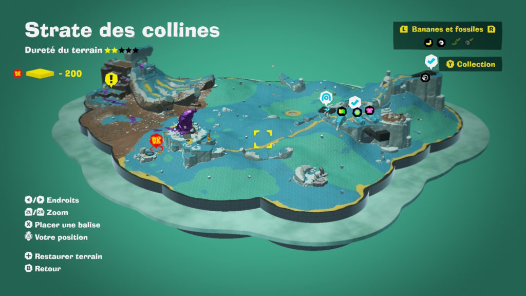 Donkey Kong Bananza carte