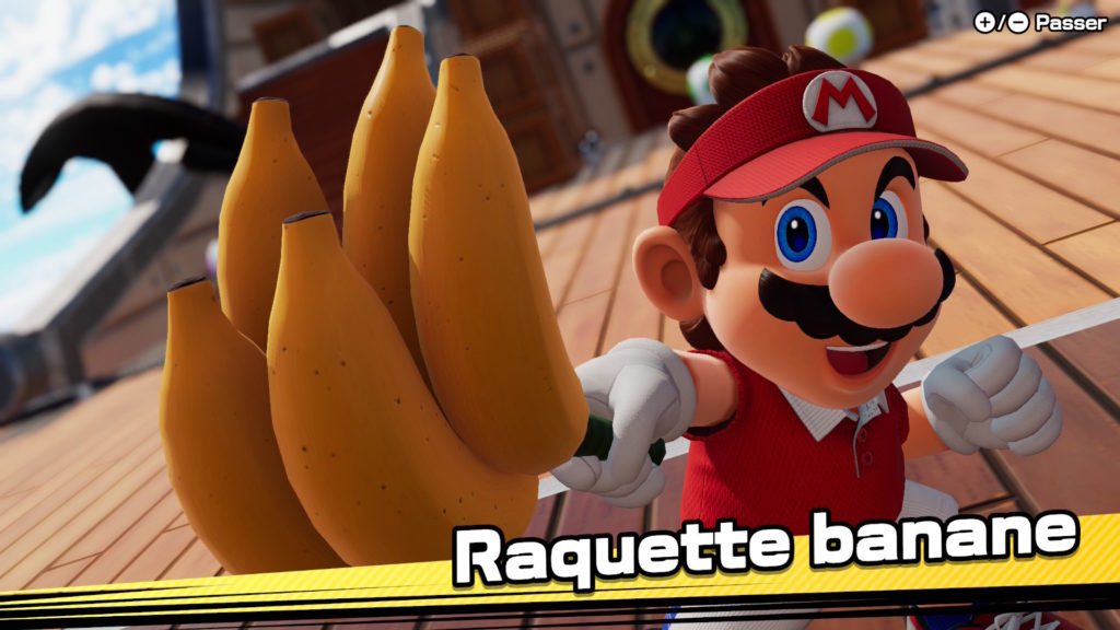 Mario Tennis Fever bananes Switch 2