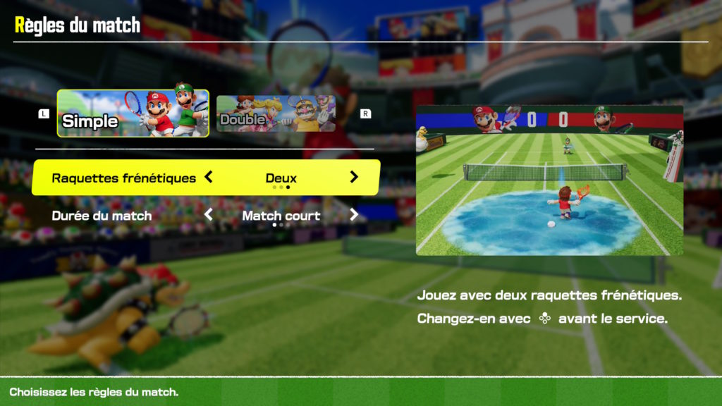 Mario Tennis Fever raquettes Switch 2