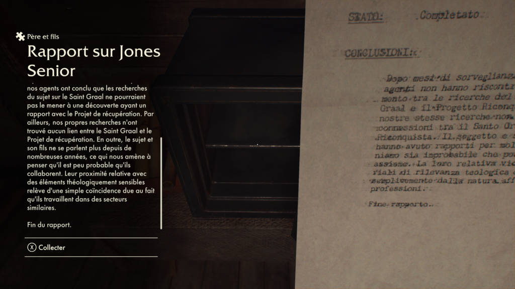 Indiana Jones et le Cercle Ancien easter egg