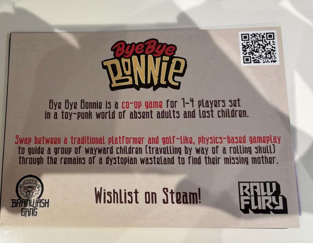 Raw Fury promo card Gamescom 2026
