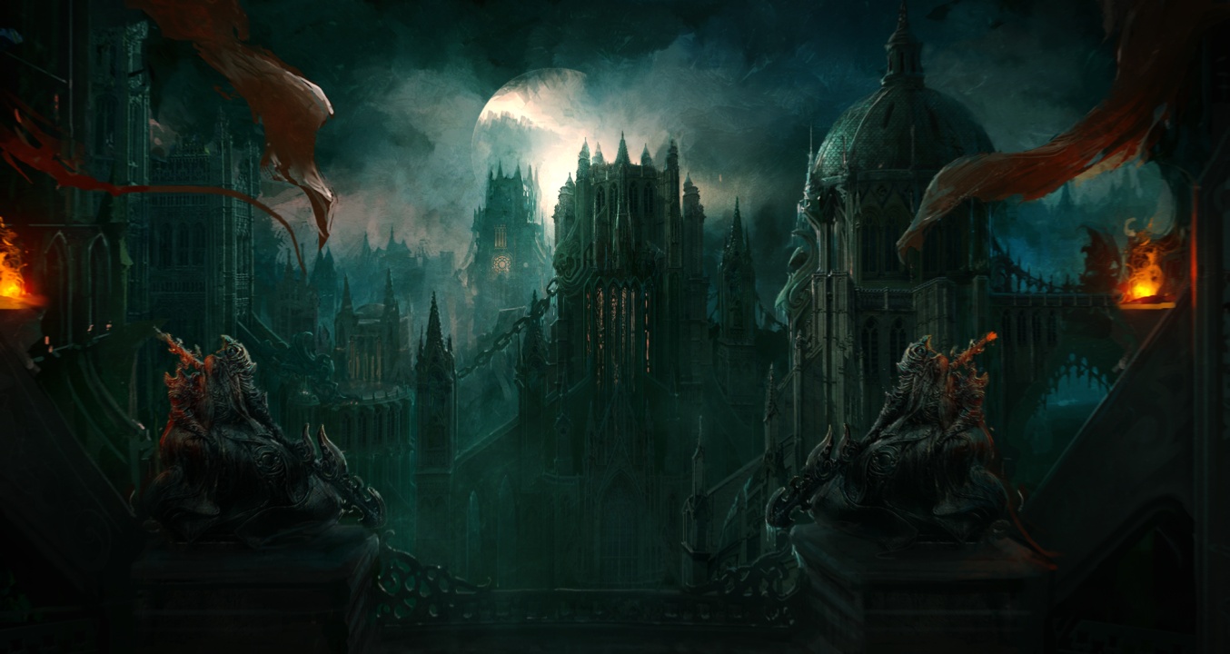 Lords of Shadow 2 PS3 artwork chateau
