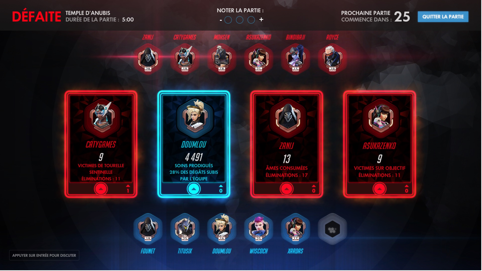 Overwatch PC fin de partie