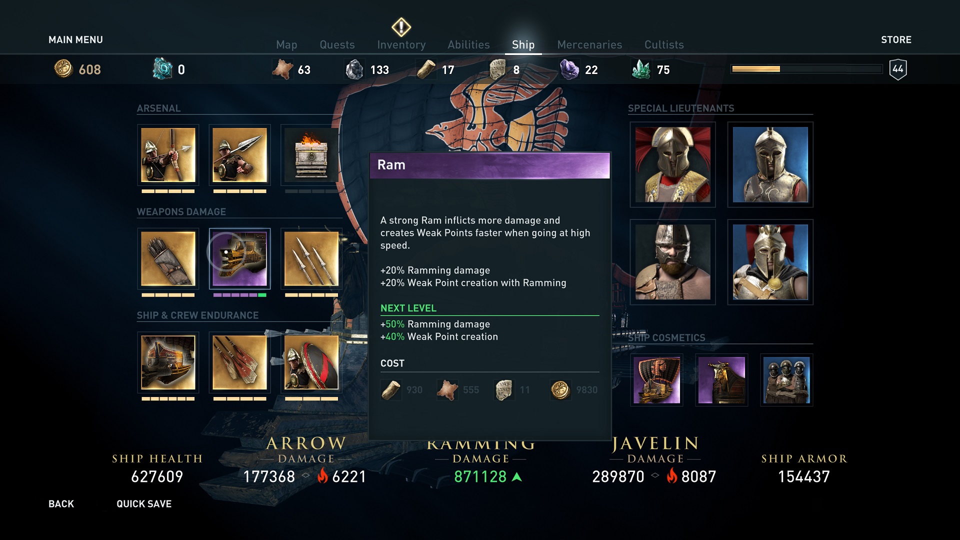 Assassin's Creed Odyssey Progression