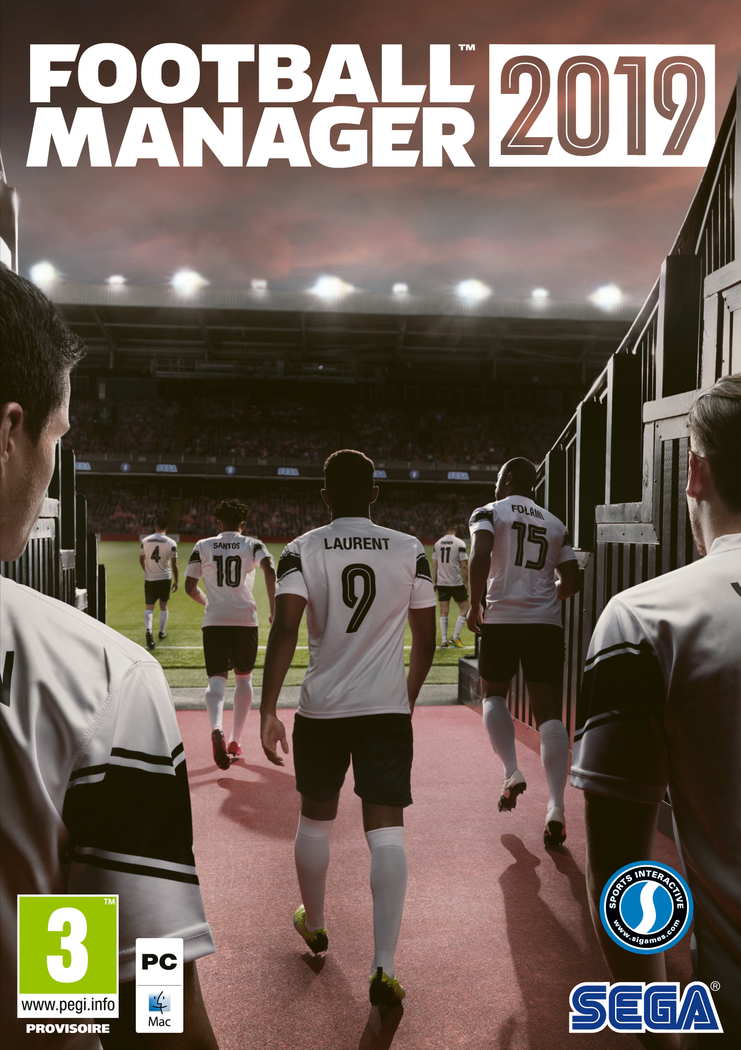 Football manager 2019 PC couverture