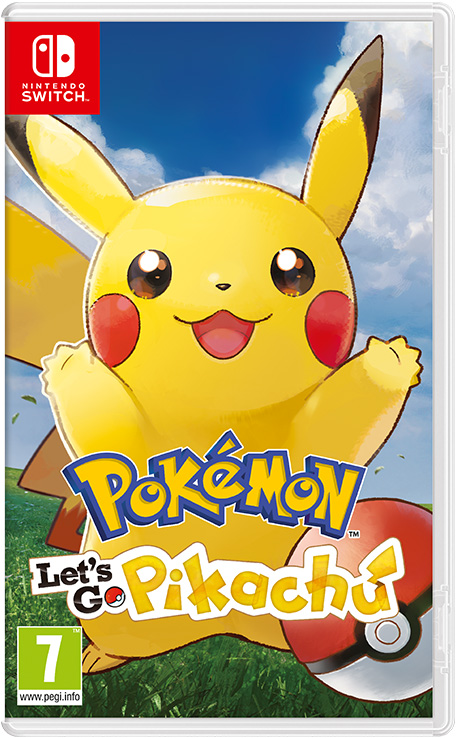 Pokémon let's go Pikachu couverture Switch