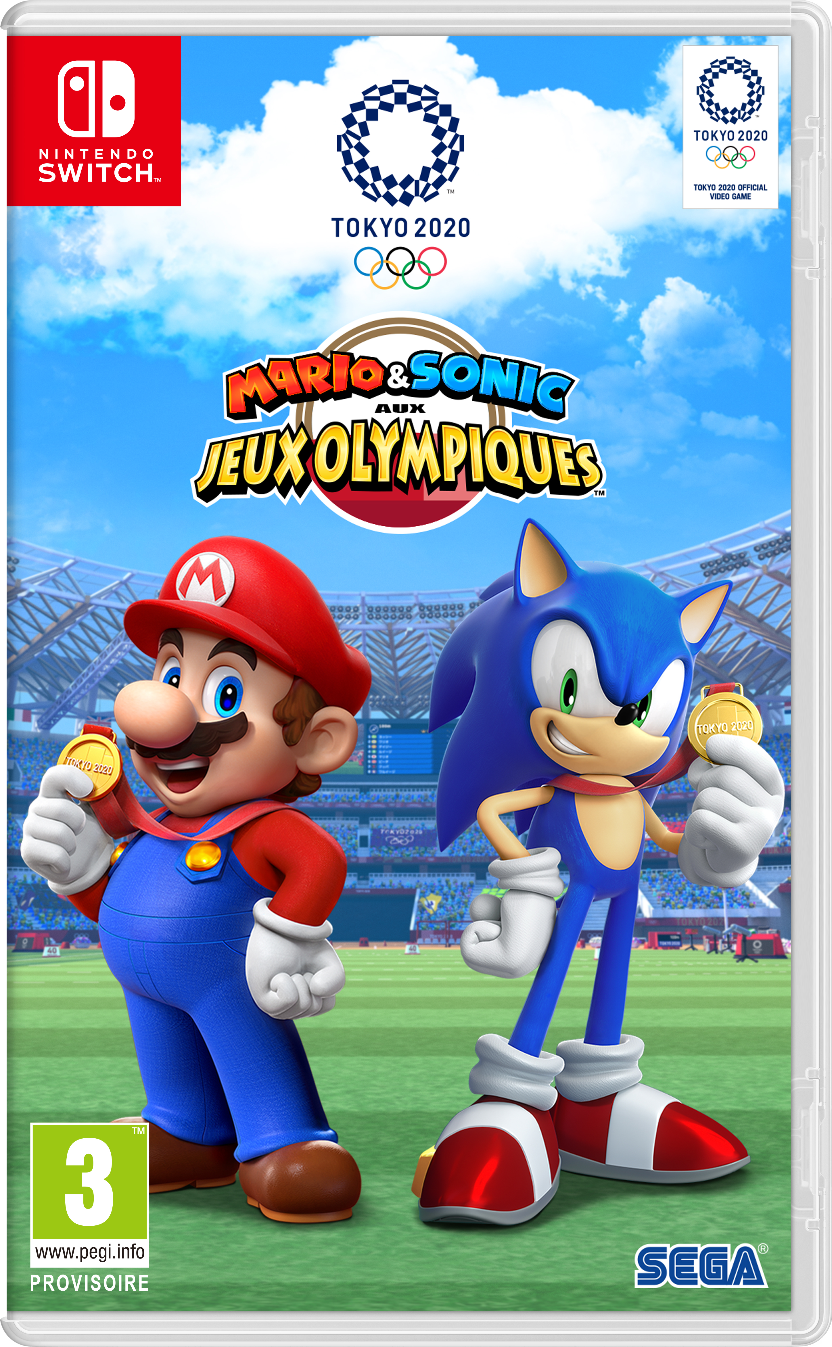 Mario & Sonic aux jeux olympiques 2020 couverture