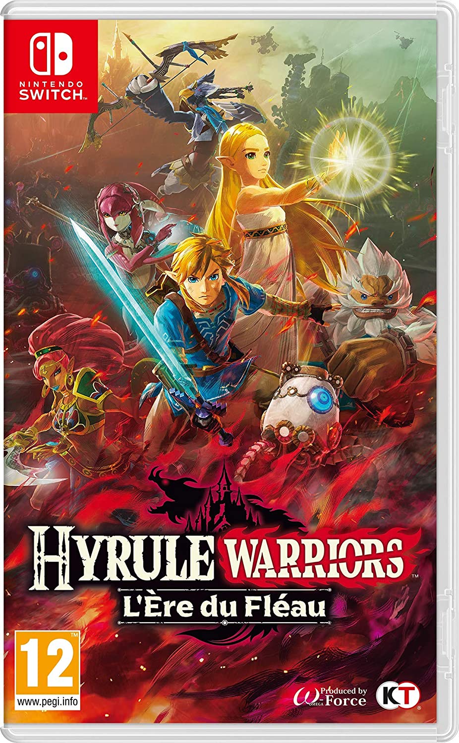 Hyrule warriores l'ère du fléau switch couverture