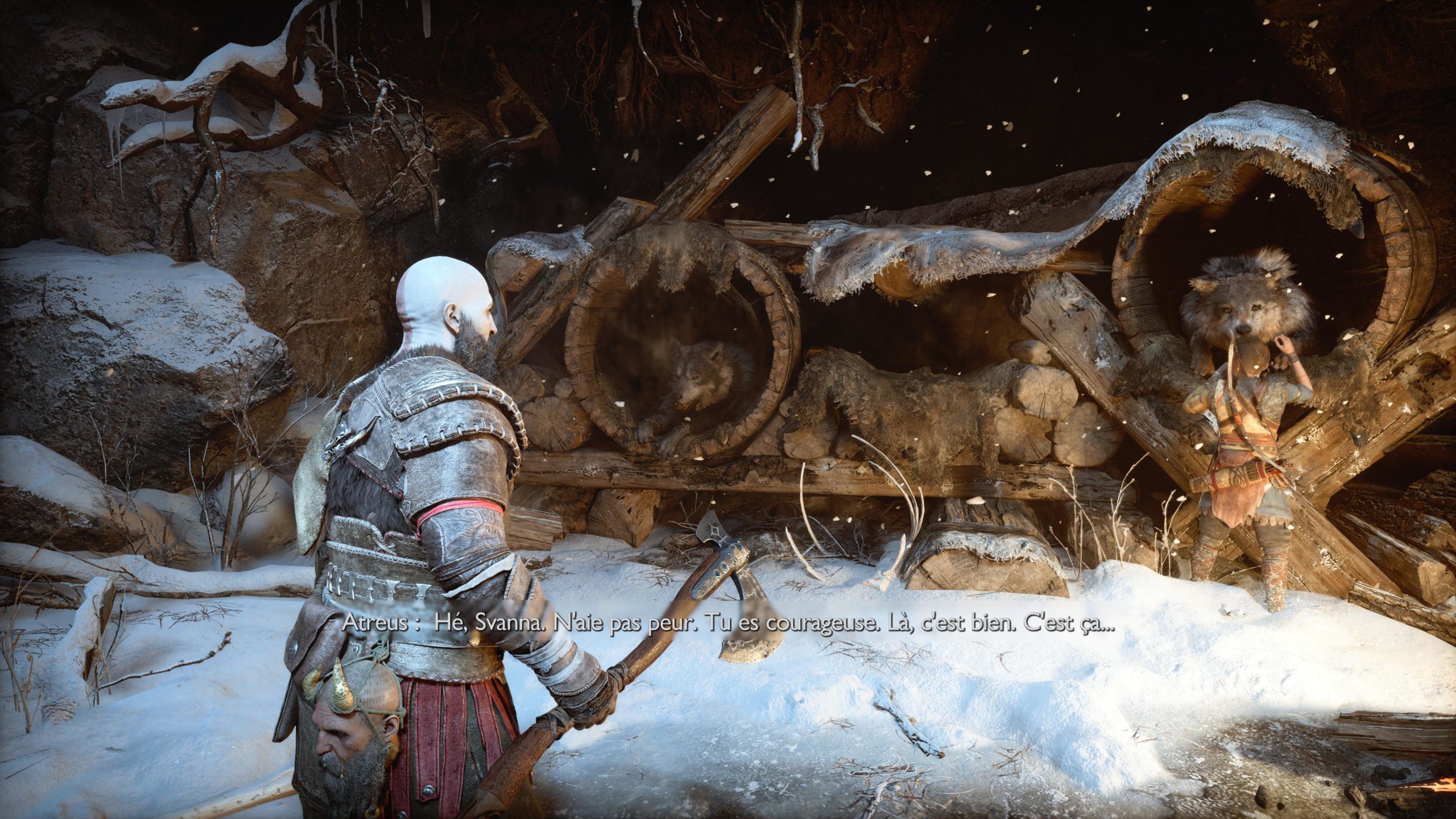 God of War Ragnarök PS5 loups